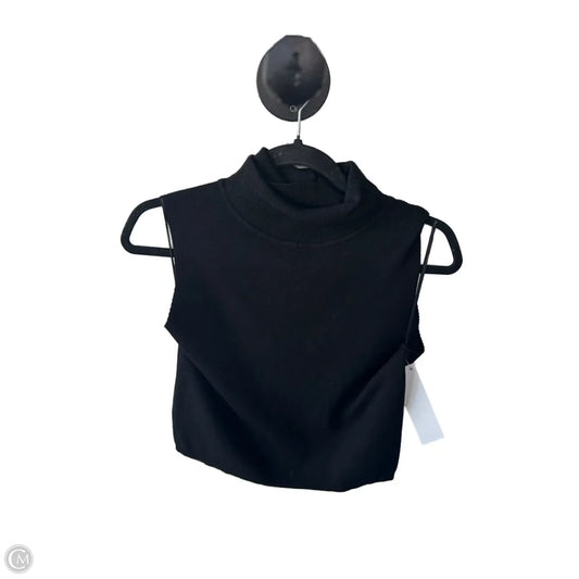 Vest Sweater By Haute Monde In Black, Size: L