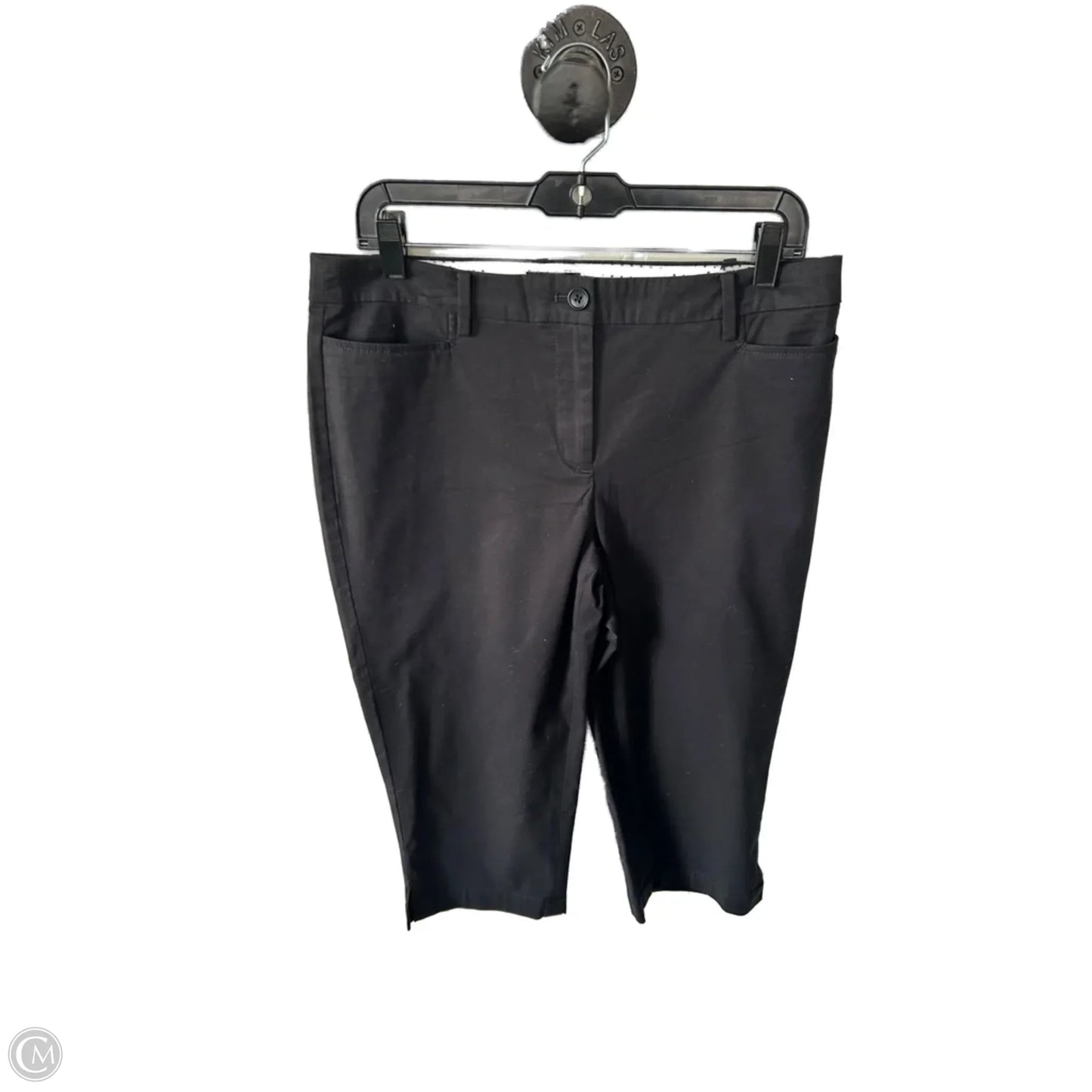 Pants Cropped By Talbots In Black, Size: 8p