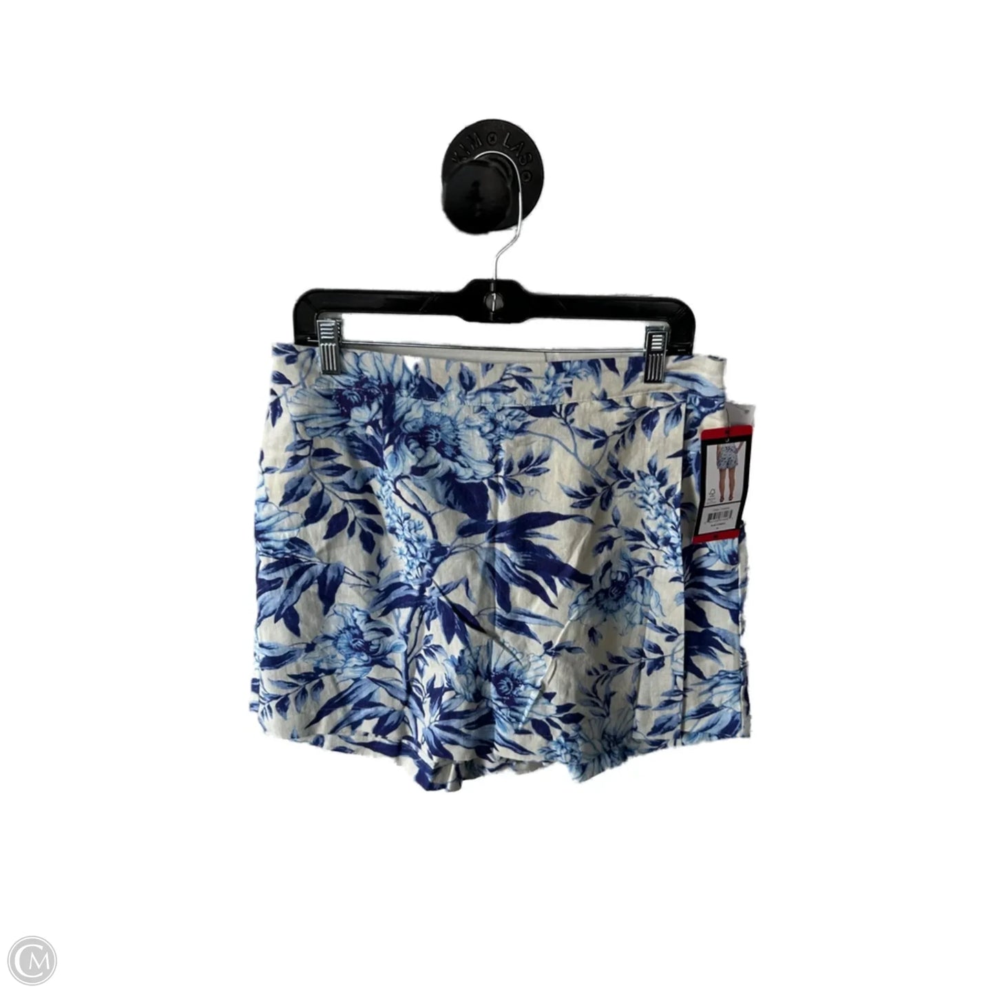 Skort By Ellen Tracy In Blue & White, Size: 10