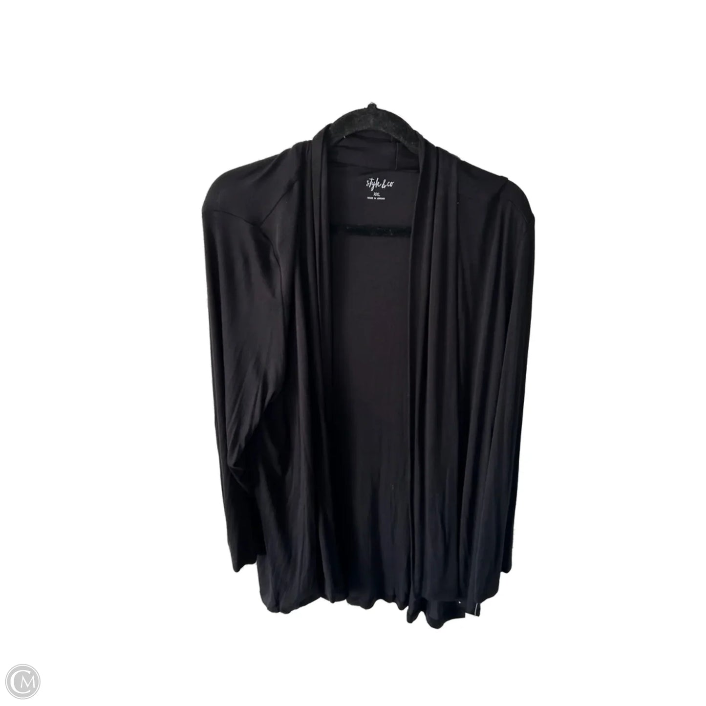 Cardigan By Style And Company In Black, Size: Xxl