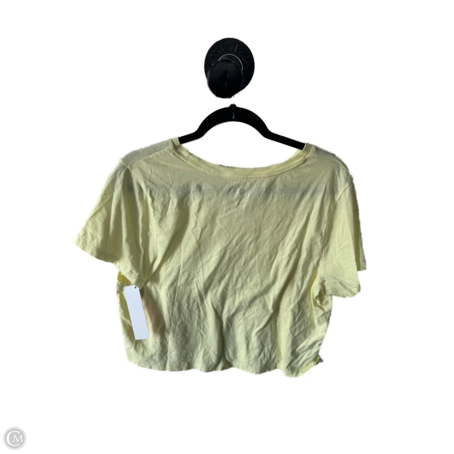 Top Short Sleeve Basic By Universal Thread In Yellow, Size: Xxl