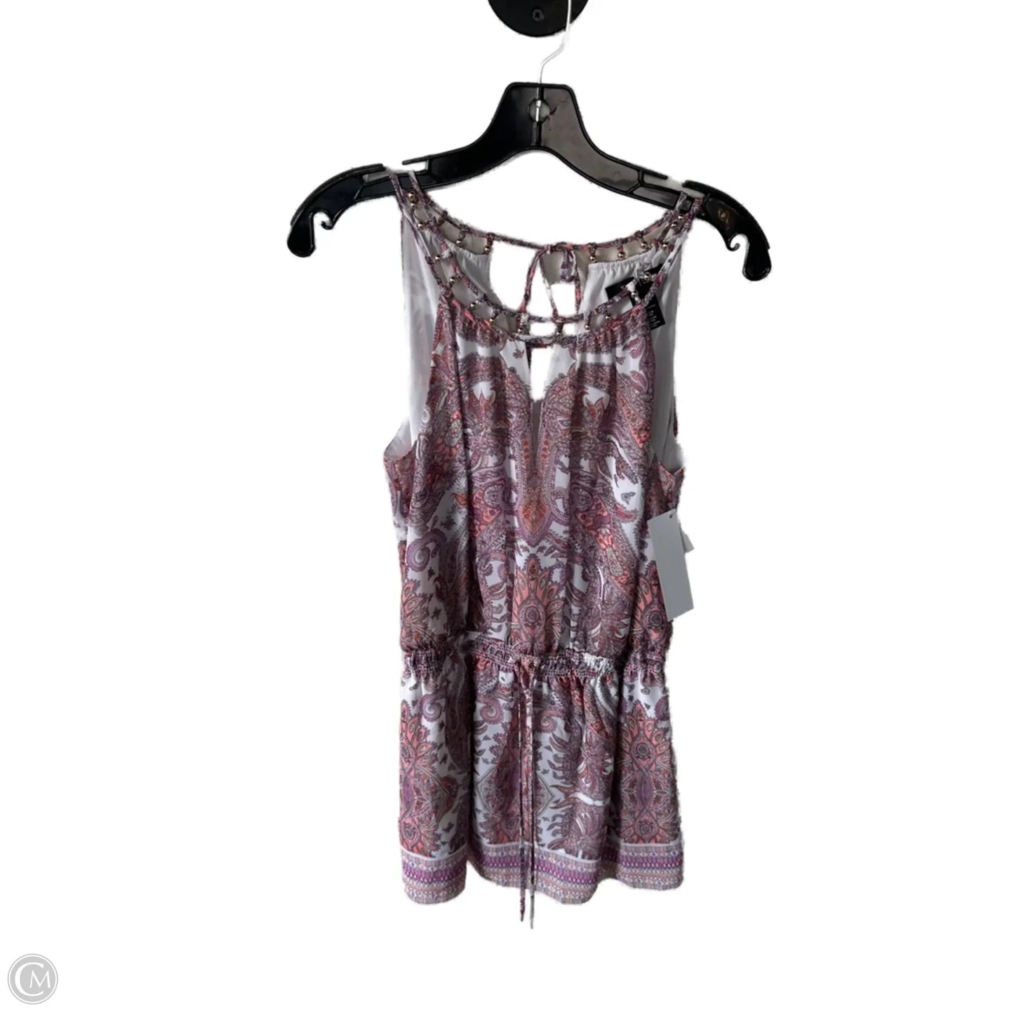 Dress Casual Short By White House Black Market In Pink & White, Size: S