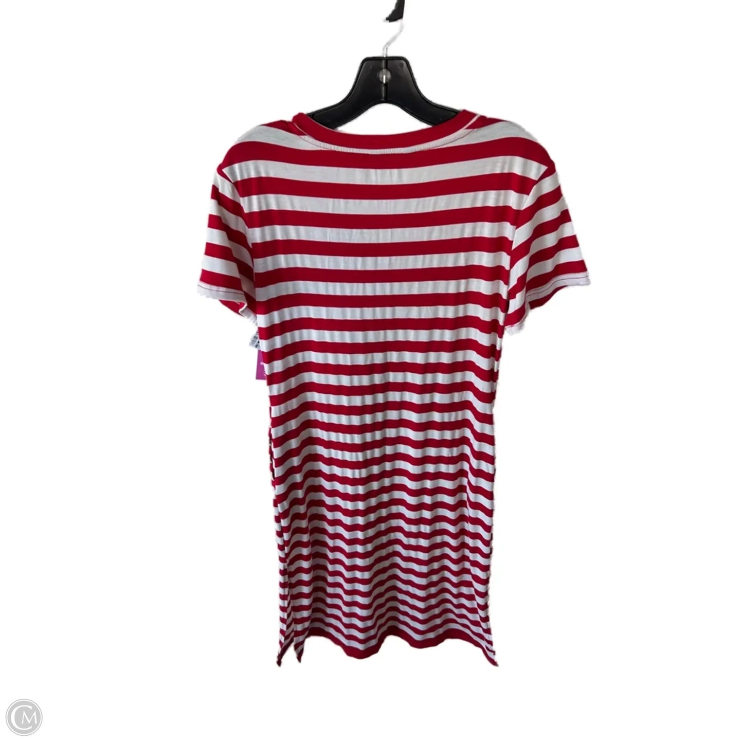 Dress Casual Midi By Cme In Red & White, Size: S