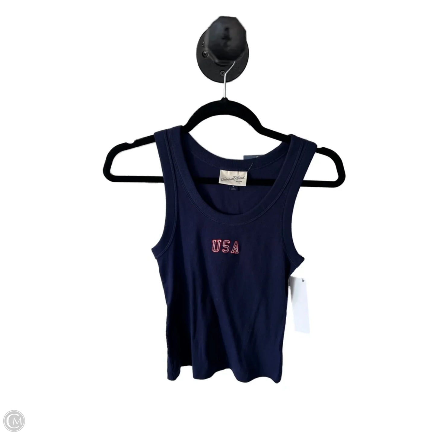 Top Sleeveless Basic By Universal Thread In Blue, Size: M
