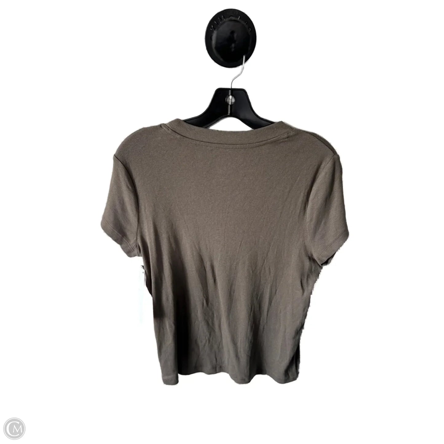 Top Short Sleeve Basic By A New Day In Brown, Size: Xl