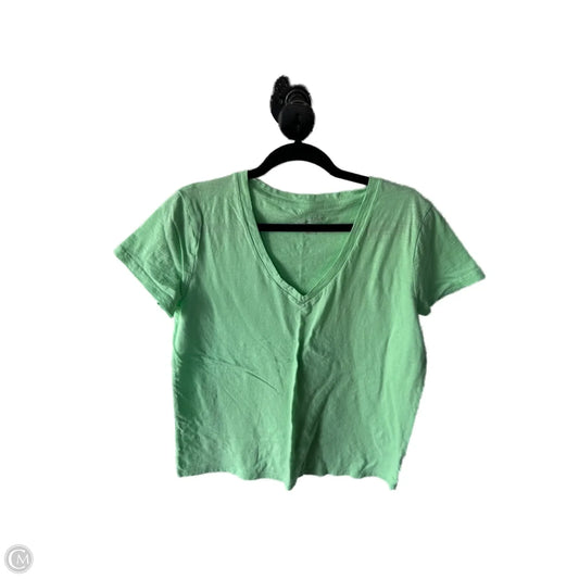 Top Short Sleeve Basic By Universal Thread In Green, Size: L