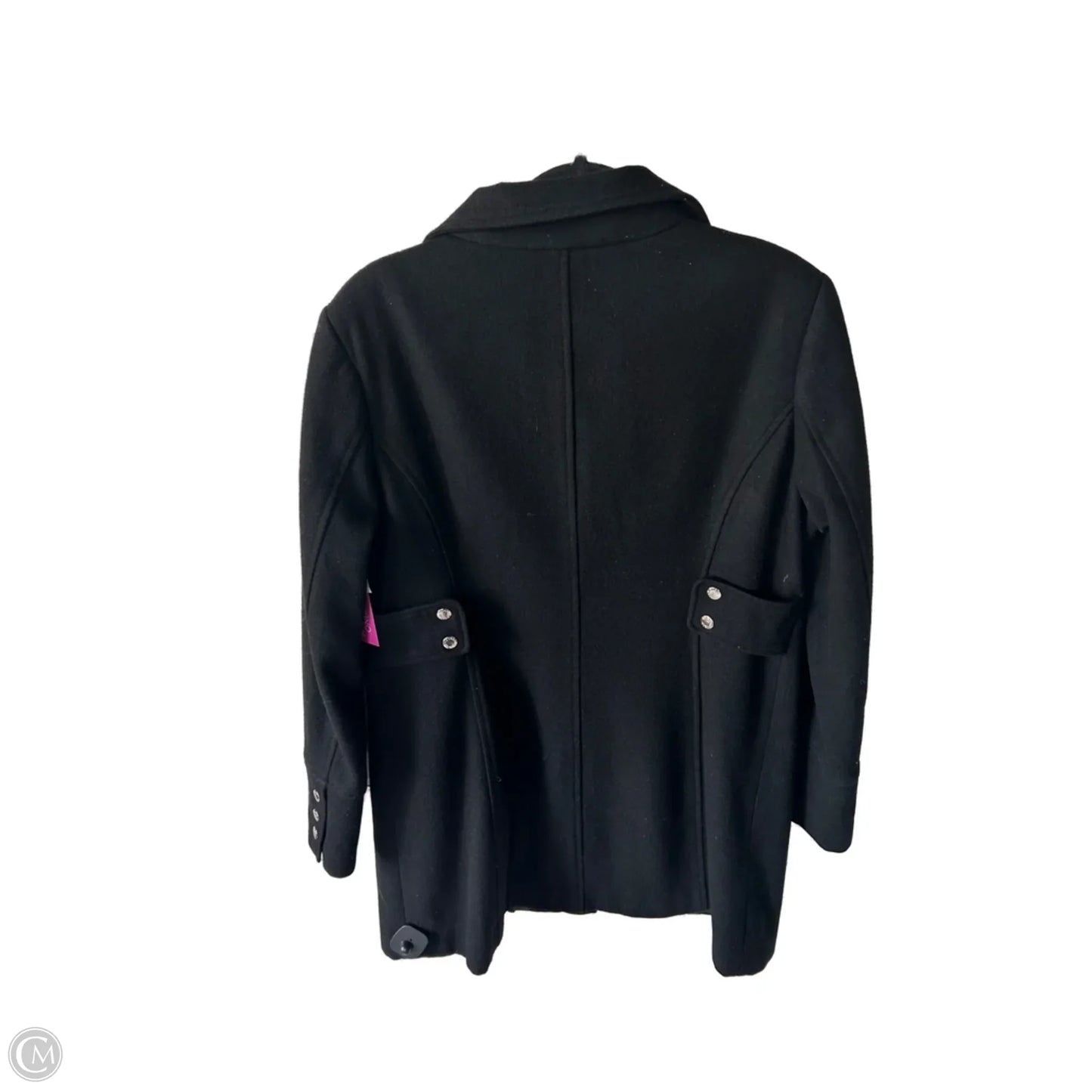 Coat Peacoat By Guess In Black, Size: Xl