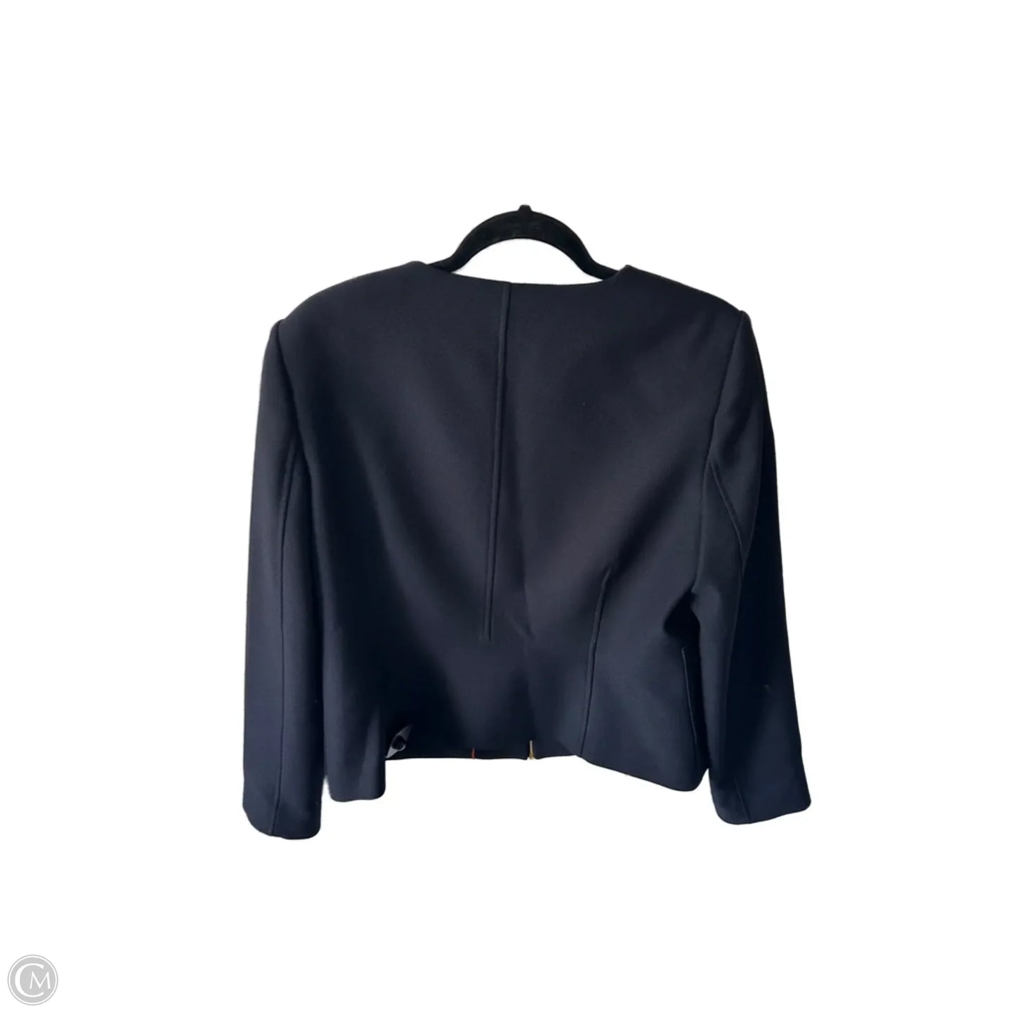 Blazer By Calvin Klein In Blue & Gold, Size: L