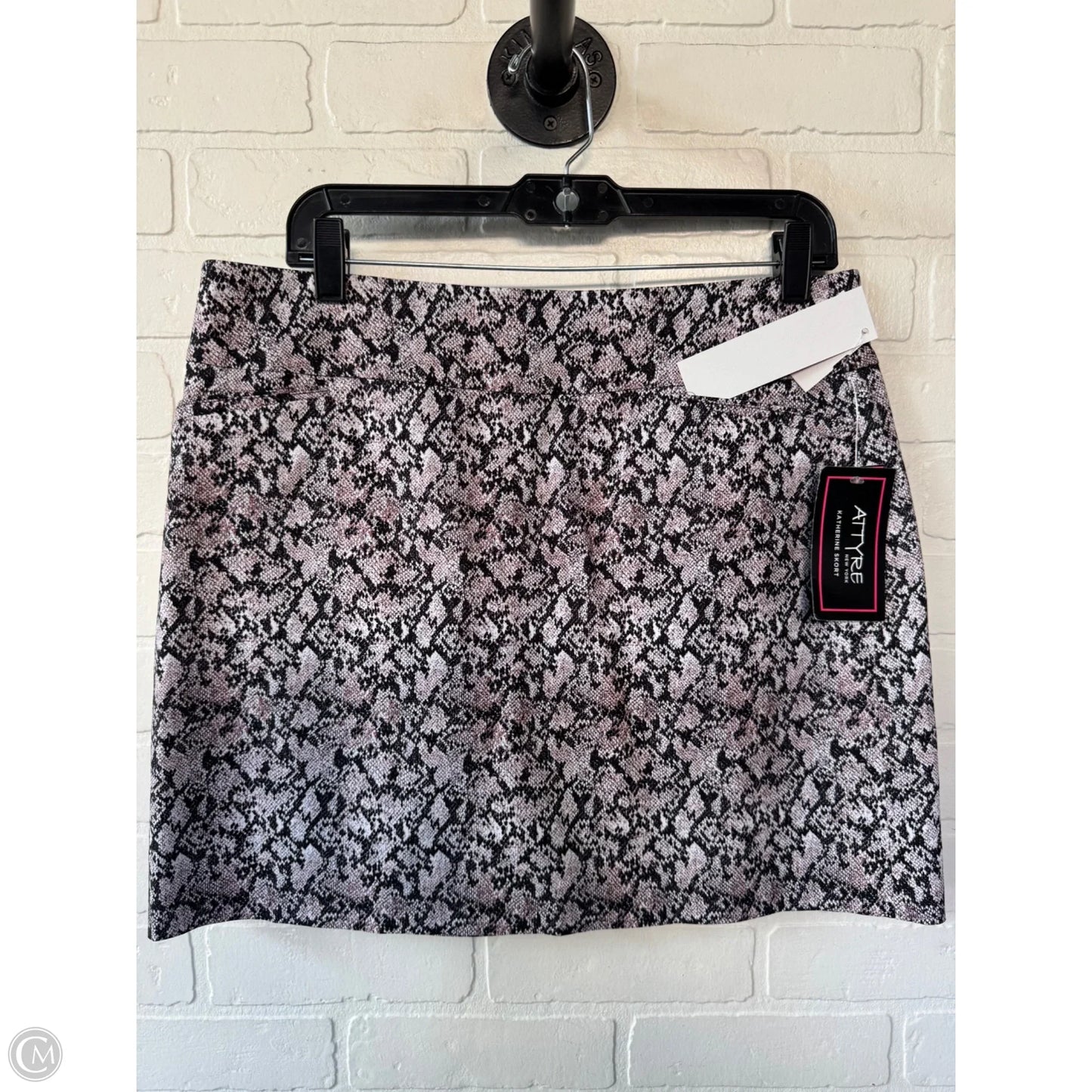 Skort By Attyre In Black & Pink, Size: 12