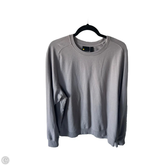 Sweatshirt Crewneck By Zella In Grey, Size: Xl