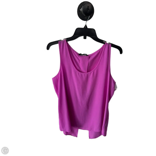 Top Sleeveless Basic By Express In Purple, Size: L
