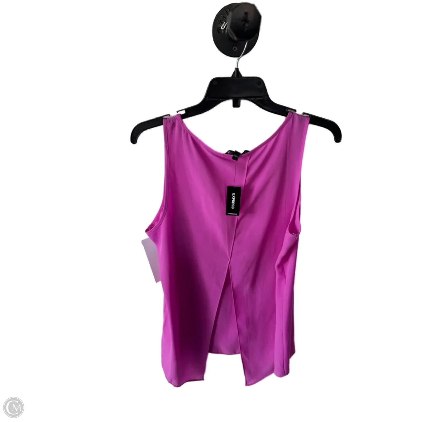 Top Sleeveless Basic By Express In Purple, Size: L