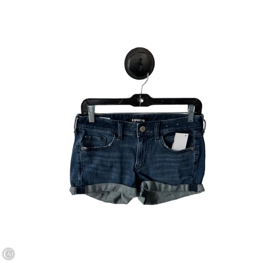 Shorts By Express In Blue Denim, Size: 0