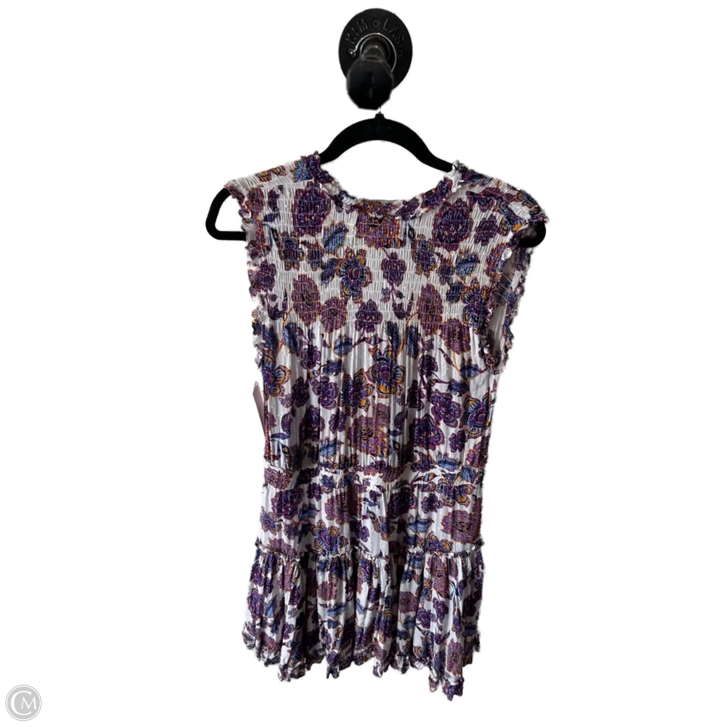 Dress Casual Short By Dear John In Purple & White, Size: L