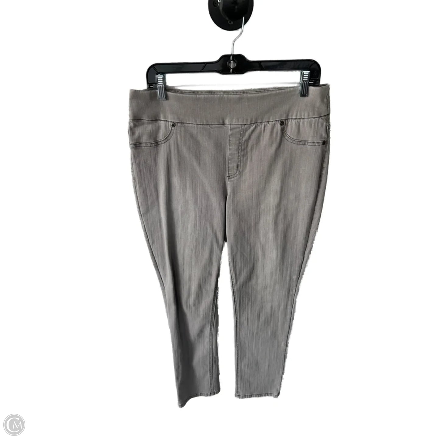 Jeans Jeggings By Chicos In Grey Denim, Size: 8