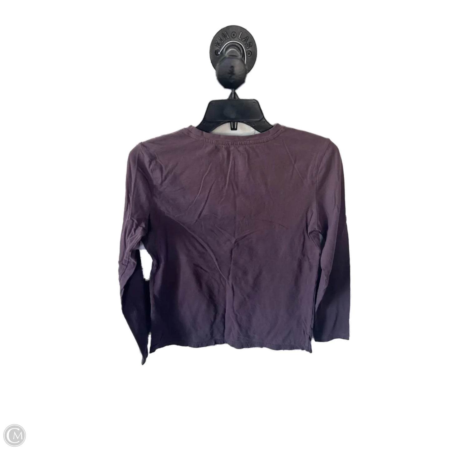Top Long Sleeve Basic By Calvin Klein Performance In Purple, Size: S