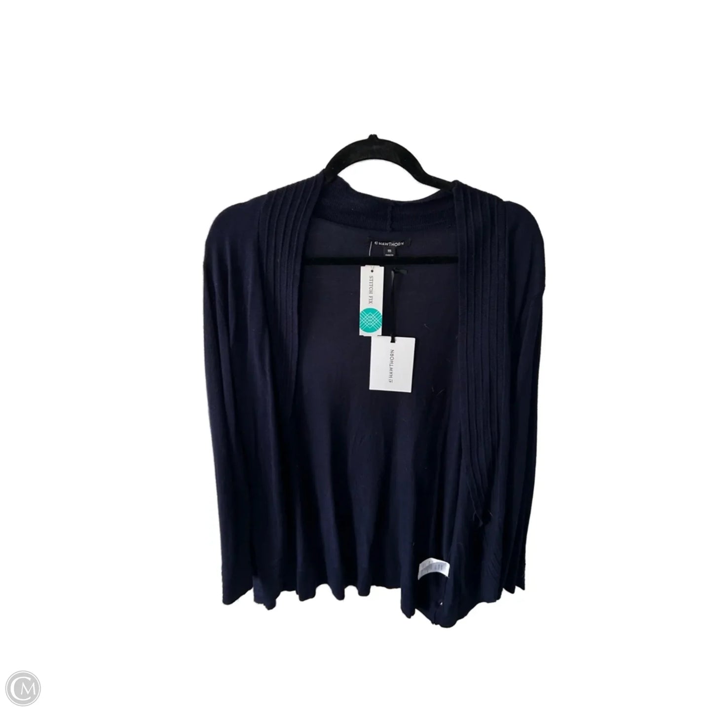 Sweater Cardigan By 41 Hawthorn In Blue, Size: Xxl