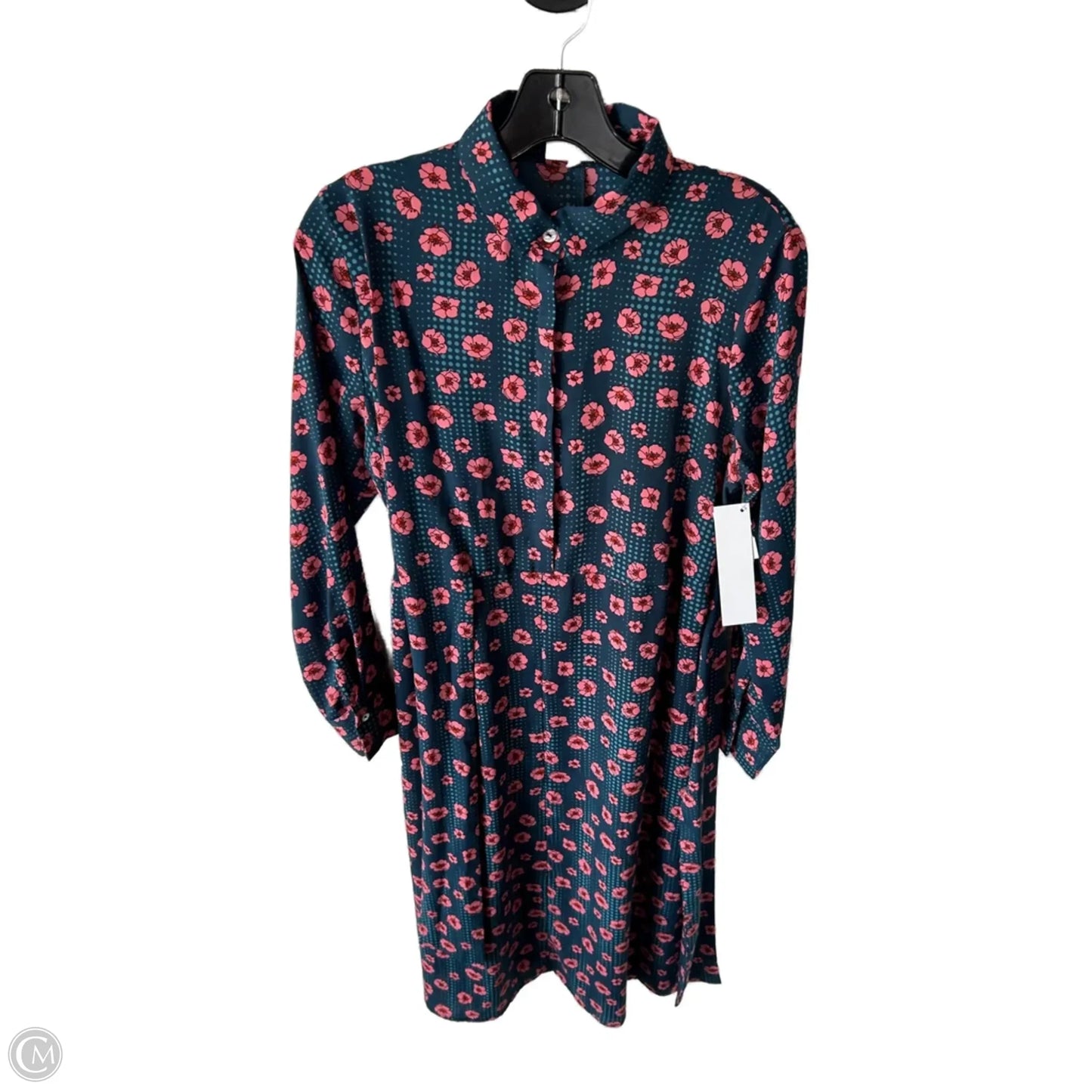 Dress Casual Midi By Melloday In Green & Pink, Size: M