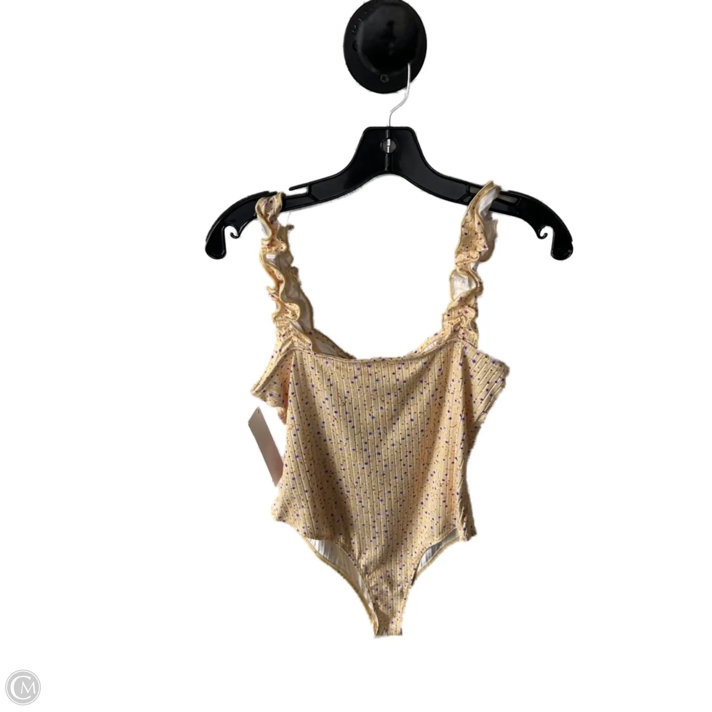 Bodysuit By Peach Love Cream California In Yellow, Size: L