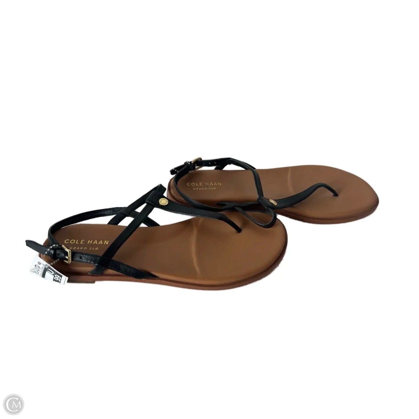Sandals Flats By Cole-haan In Black & Brown, Size: 6.5