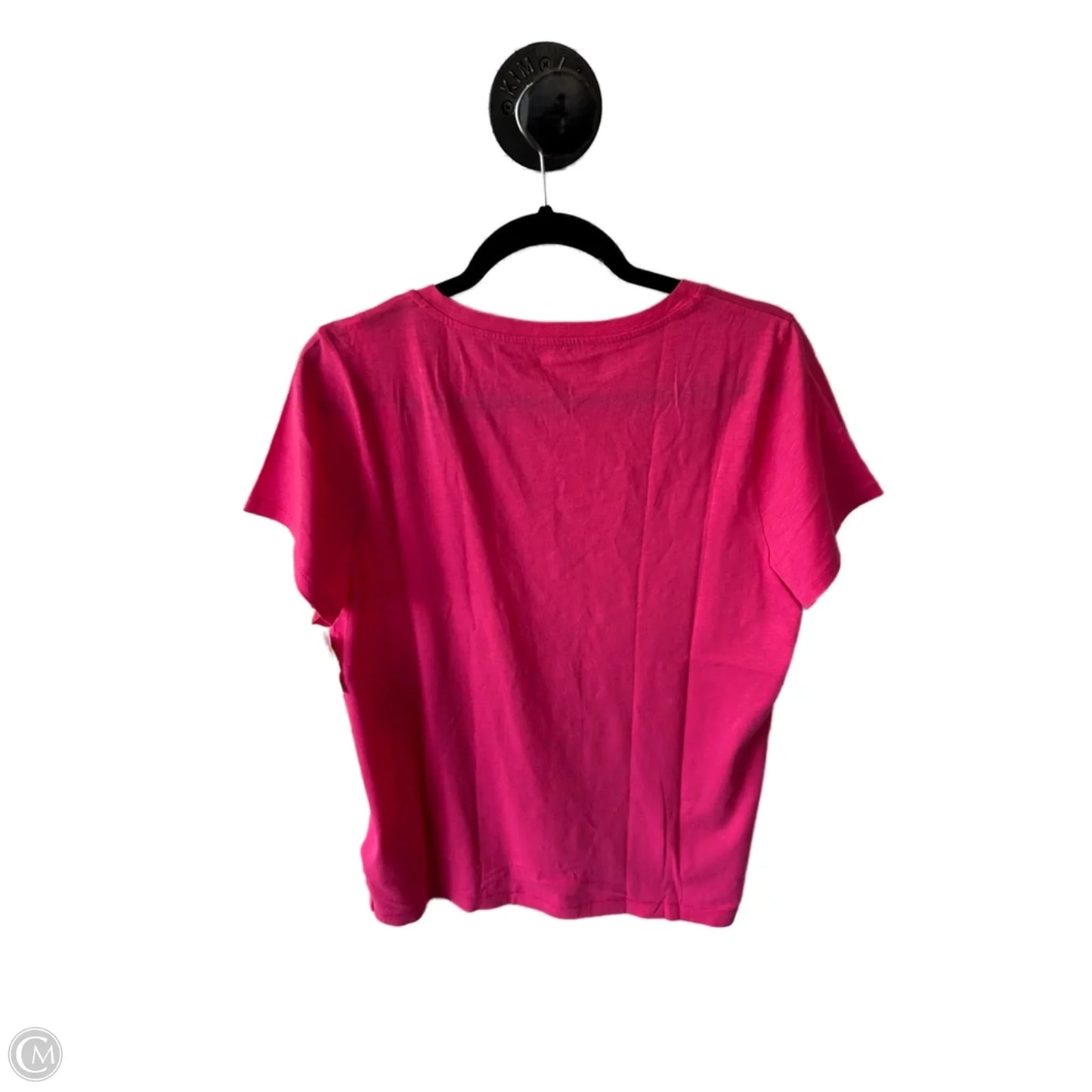 Top Short Sleeve Basic By J. Crew In Pink, Size: Xl