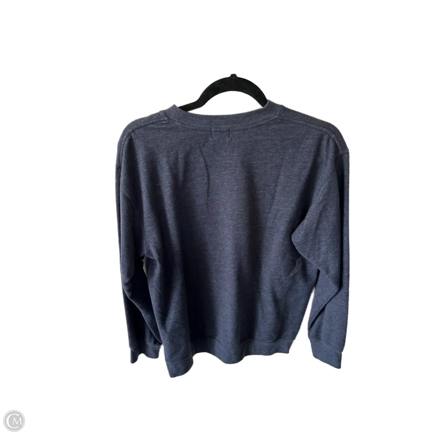 Sweatshirt Crewneck By Cmc In Blue & White, Size: M