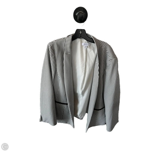 Blazer By Nine West In Black & White, Size: 2x