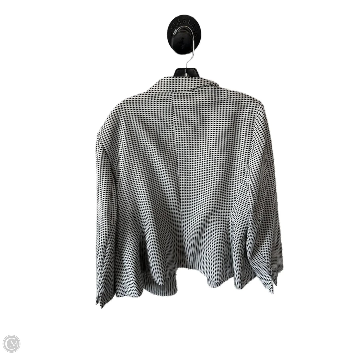 Blazer By Nine West In Black & White, Size: 2x