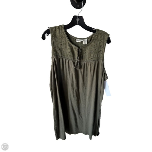 Skirt Midi By Croft And Barrow In Blue & Yellow, Size: 8