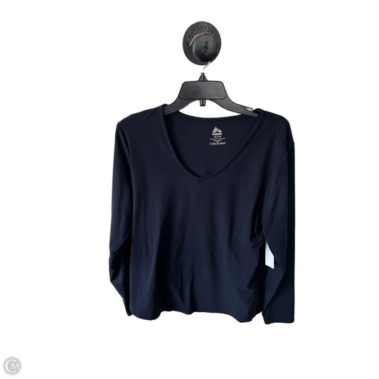 Athletic Top Long Sleeve Crewneck By Rbx In Blue, Size: Xl