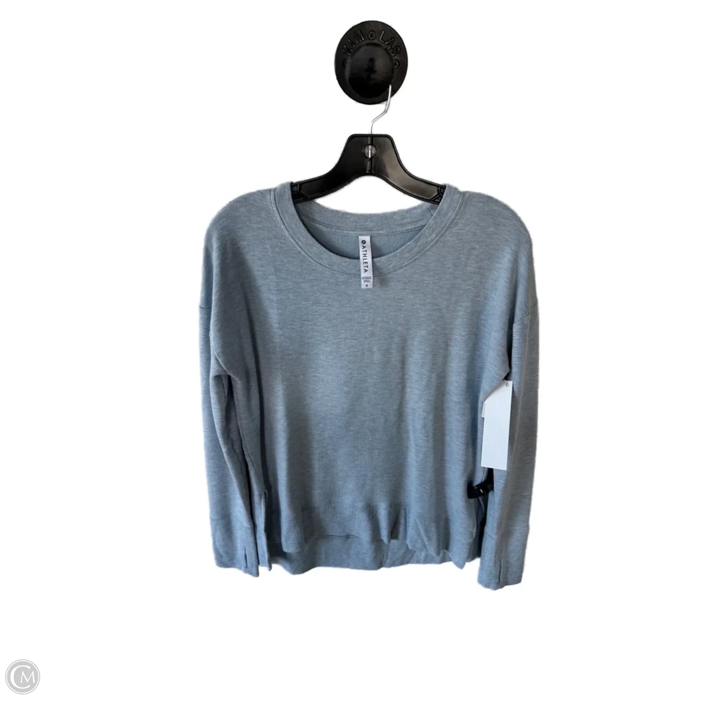 Athletic Sweatshirt Crewneck By Athleta In Blue, Size: S