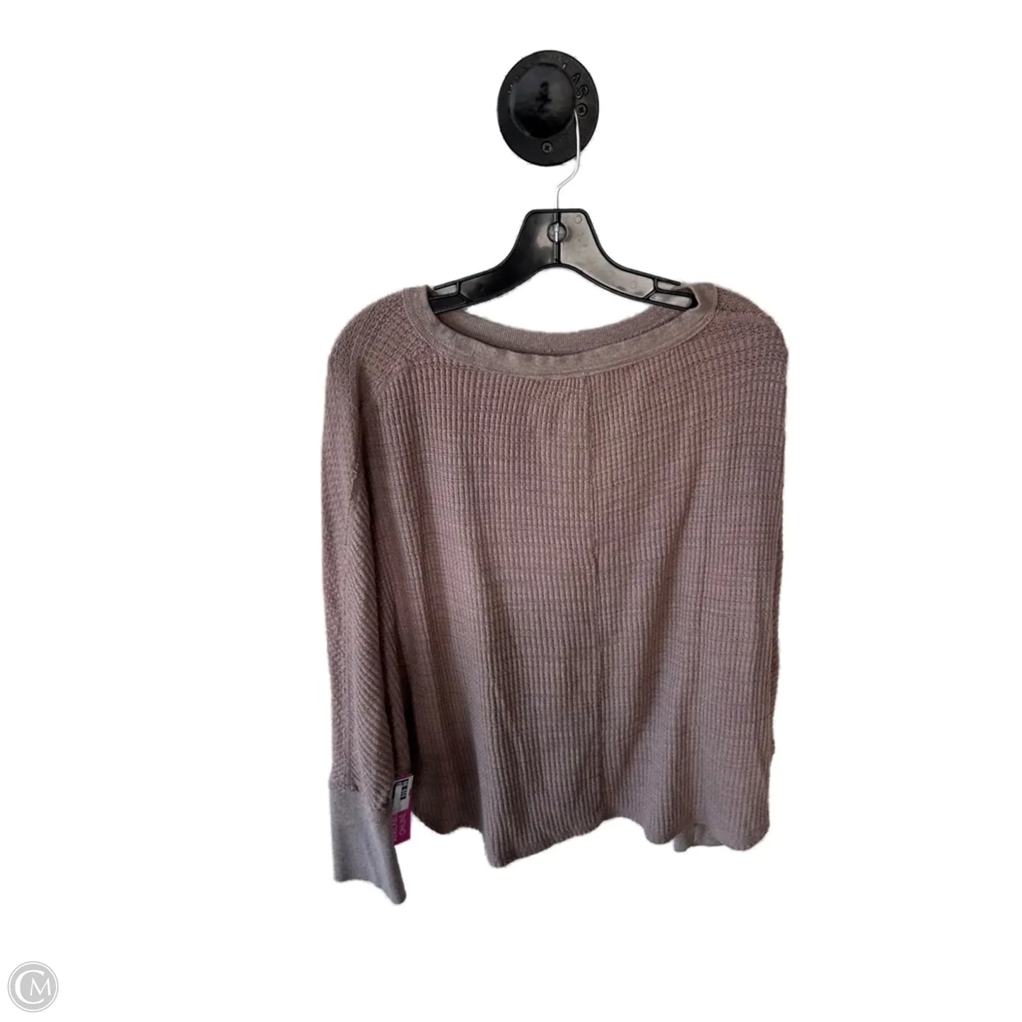Top Long Sleeve By Anthropologie In Pink, Size: S