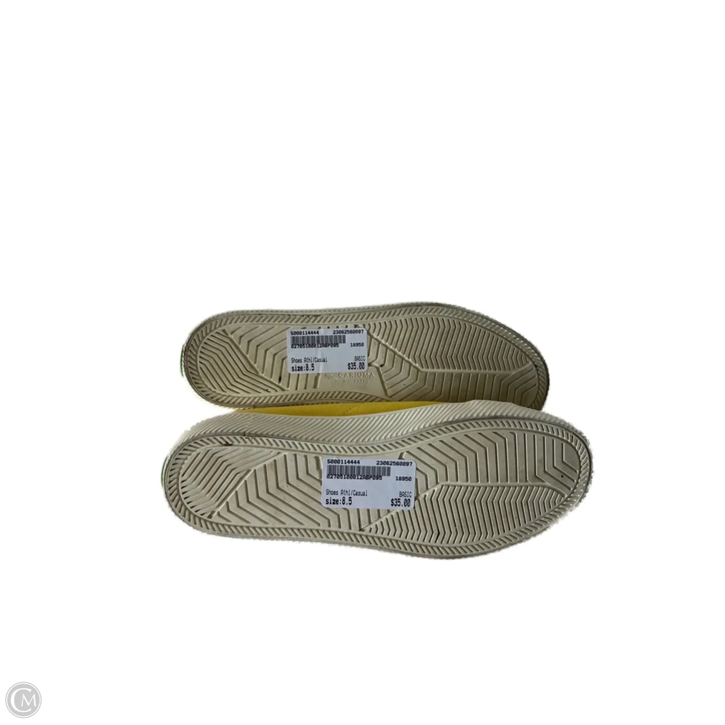Shoes Sneakers By Cariuma In Yellow, Size: 8.5