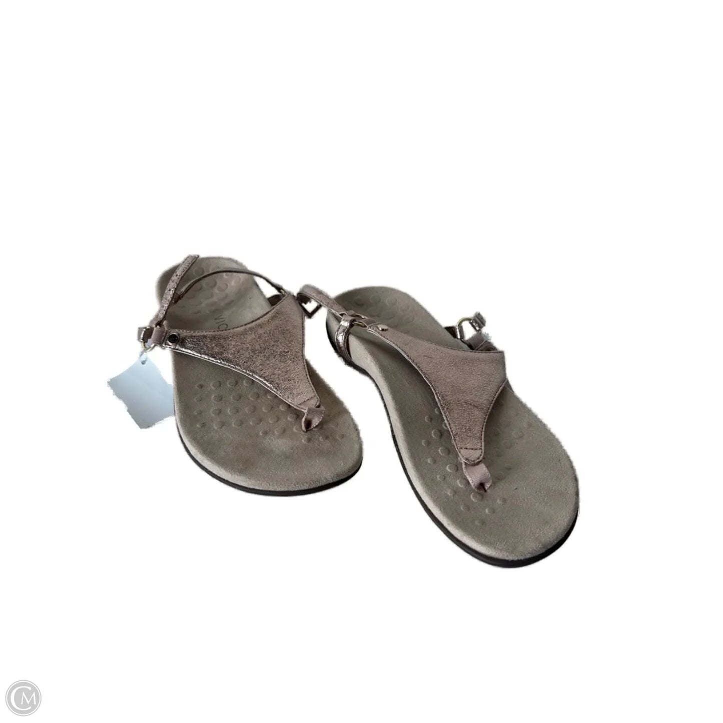 Sandals Flats By Vionic In Rose Gold, Size: 7