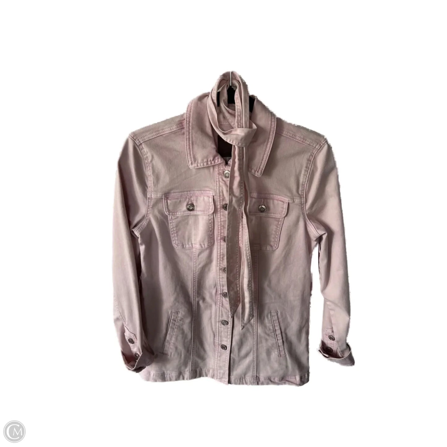 Jacket Denim By Maurices In Pink Denim, Size: Xs