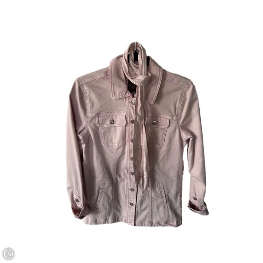 Jacket Denim By Maurices In Pink Denim, Size: Xs