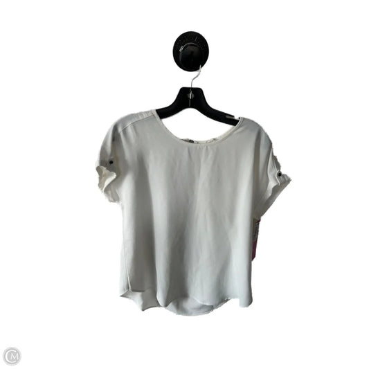 Top Short Sleeve By Maurices In White, Size: Xs