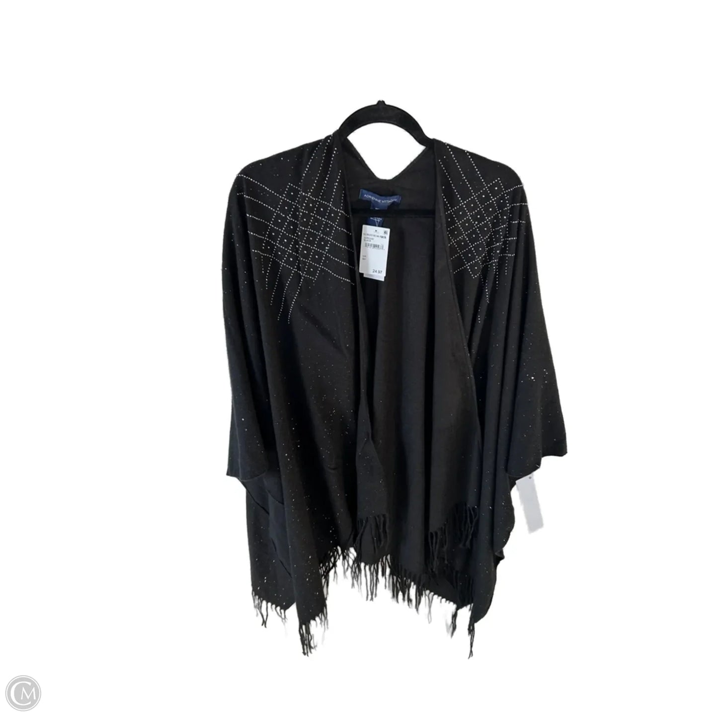 Shawl By Adrienne Vittadini In Black, Size: Osfm
