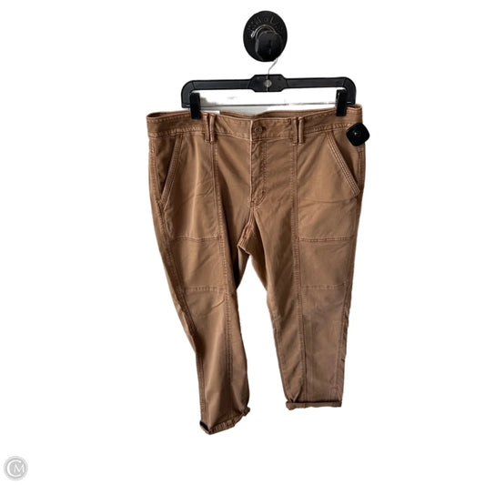 Pants Cropped By White House Black Market In Brown, Size: 14
