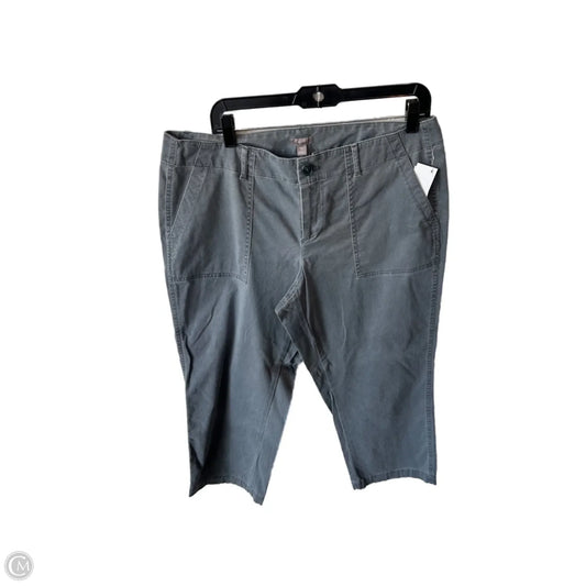 Pants Cropped By J. Jill In Grey, Size: 14