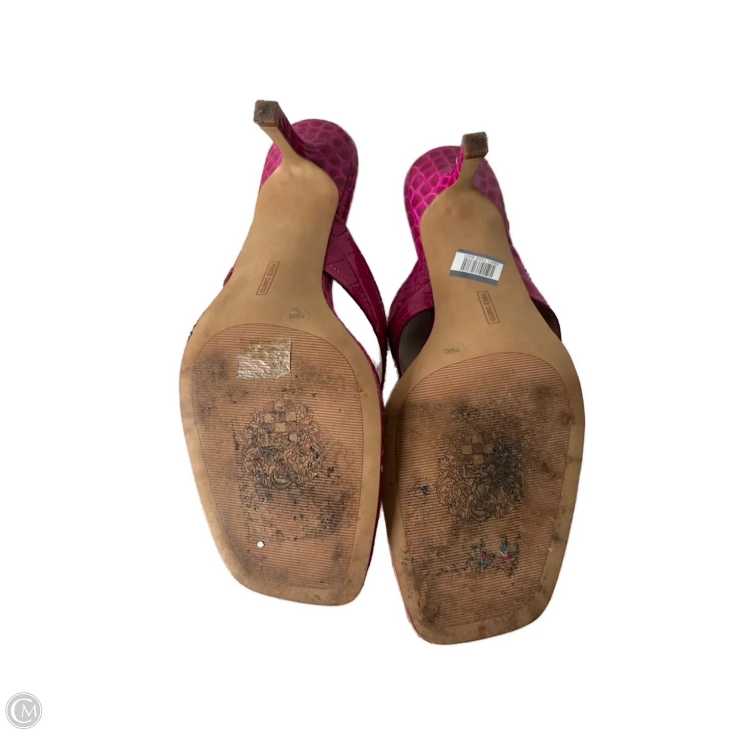 Sandals Heels Kitten By Vince Camuto In Pink, Size: 11