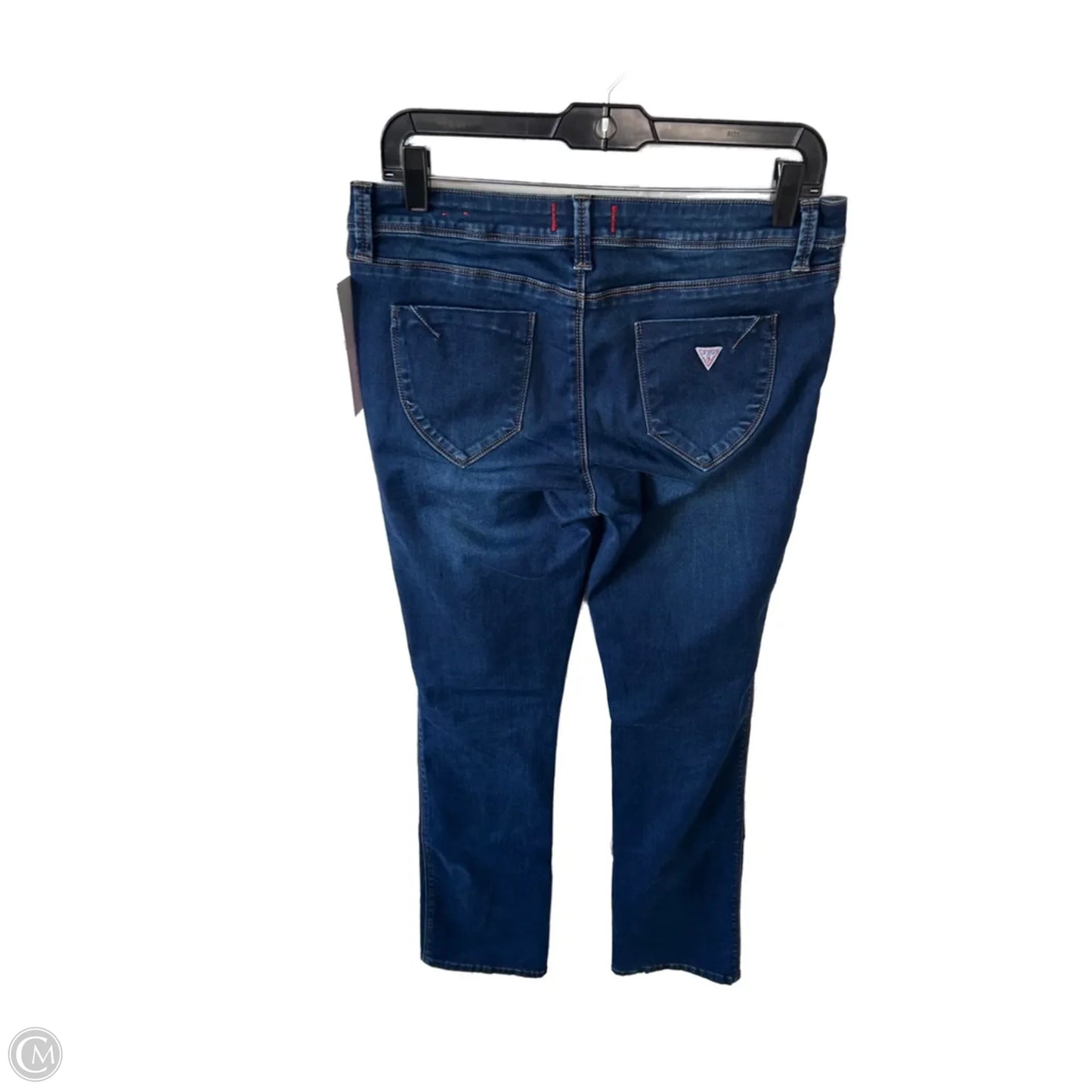 Jeans Boot Cut By Guess In Blue Denim, Size: 10