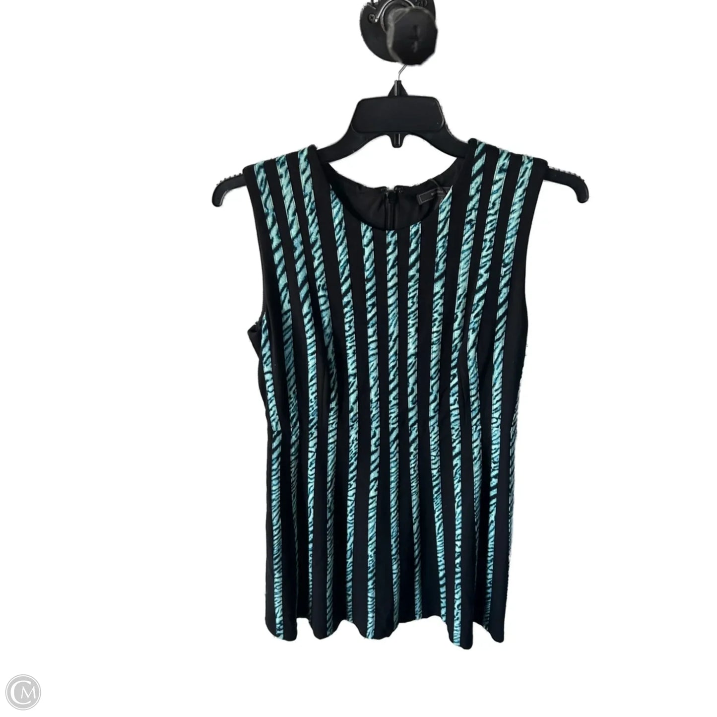 Dress Party Short By Bcbgmaxazria In Black & Blue, Size: L