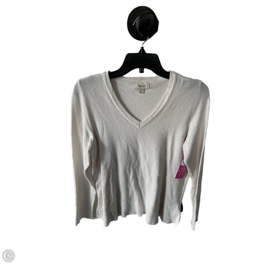Sweater By Style And Company In Cream, Size: M