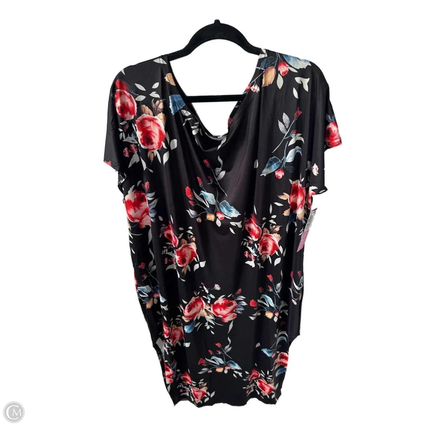 Dress Casual Maxi By Cme In Black & Orange, Size: L