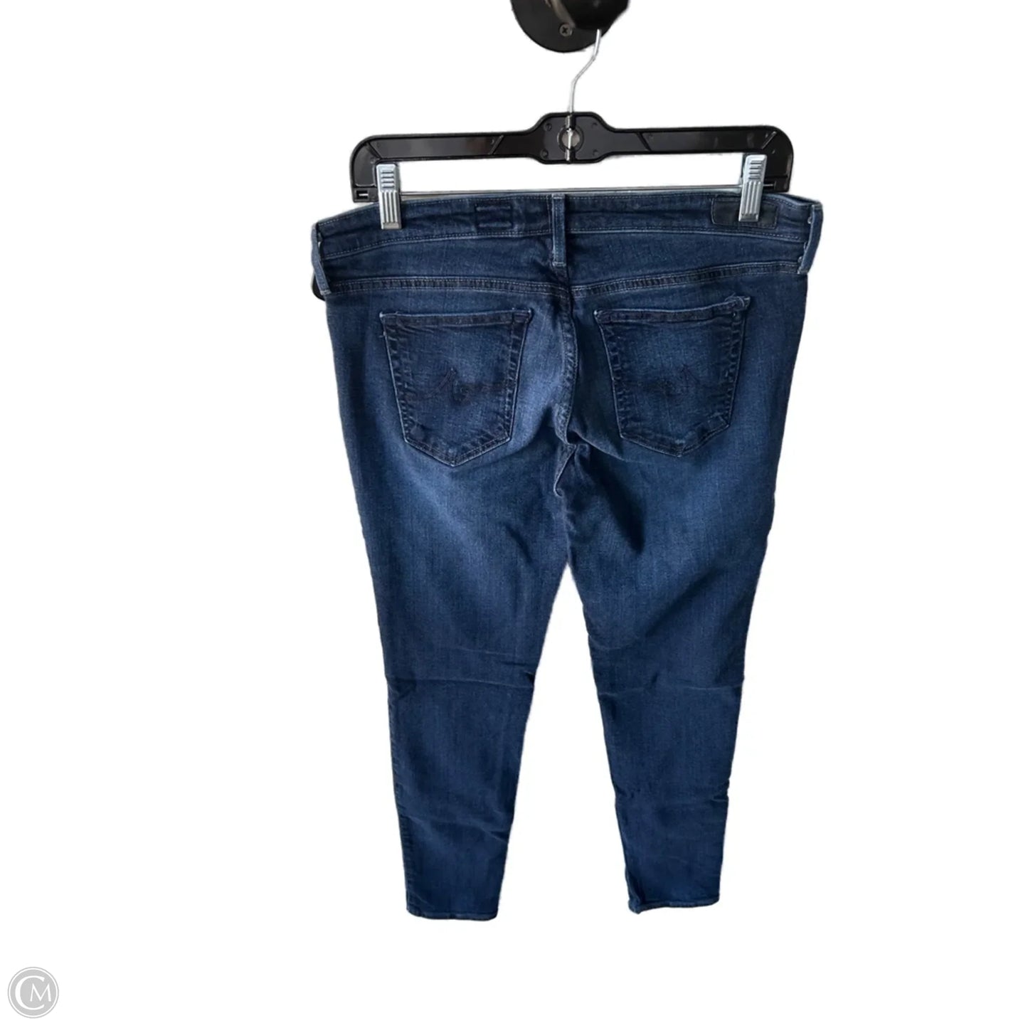 Jeans Skinny By Adriano Goldschmied In Blue Denim, Size: 12