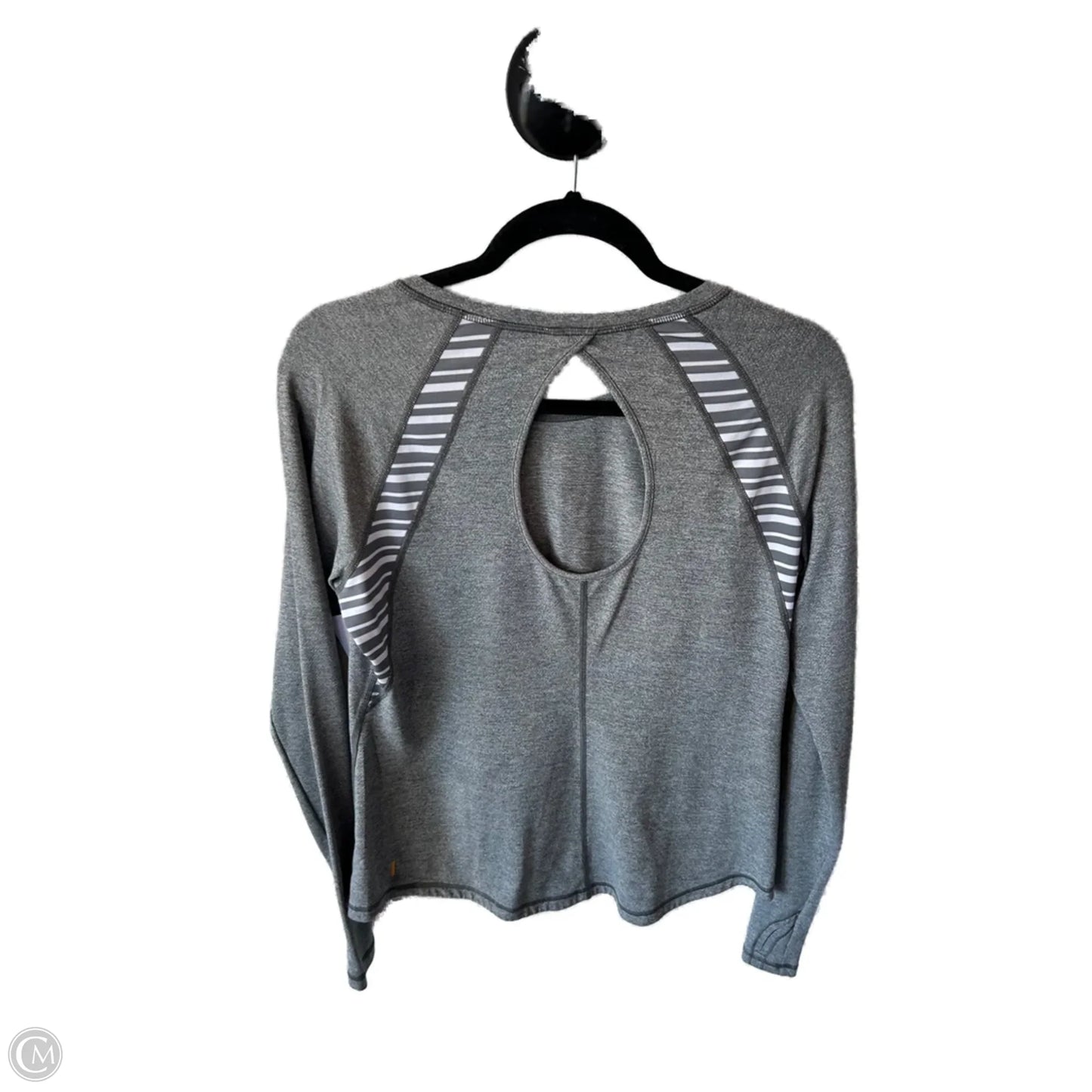 Athletic Top Long Sleeve Crewneck By Lucy In Grey, Size: M