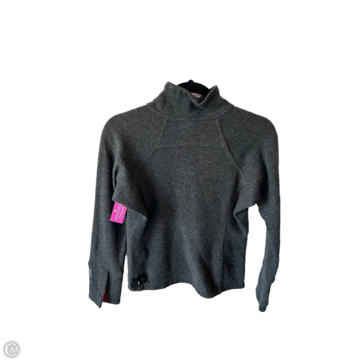 Jacket Fleece By Clothes Mentor In Grey, Size: S