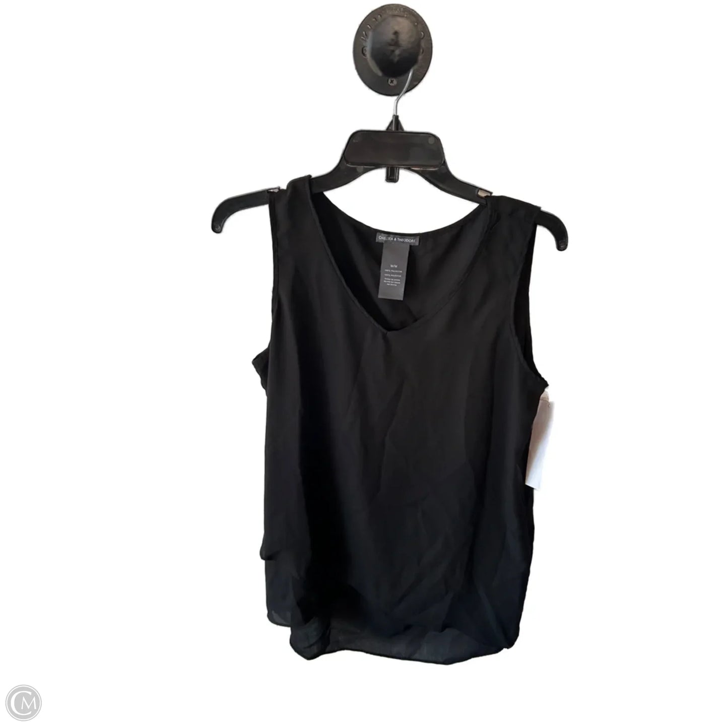 Top Sleeveless Basic By Chelsea And Theodore In Black, Size: M