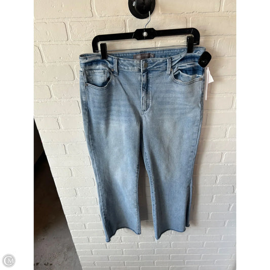 Jeans Straight By Just Usa In Blue Denim, Size: 14